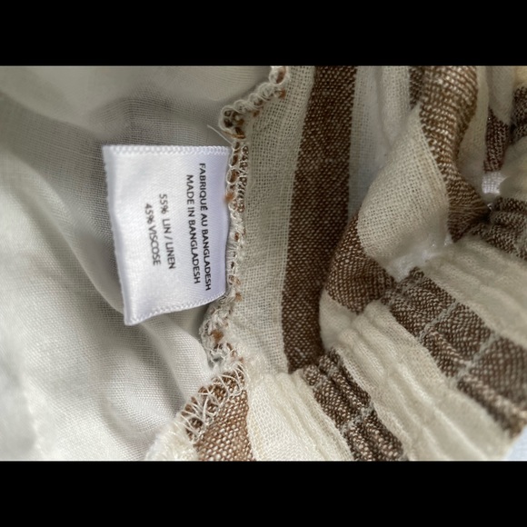 My Style linen wide leg pants. Size large. - Picture 4 of 9